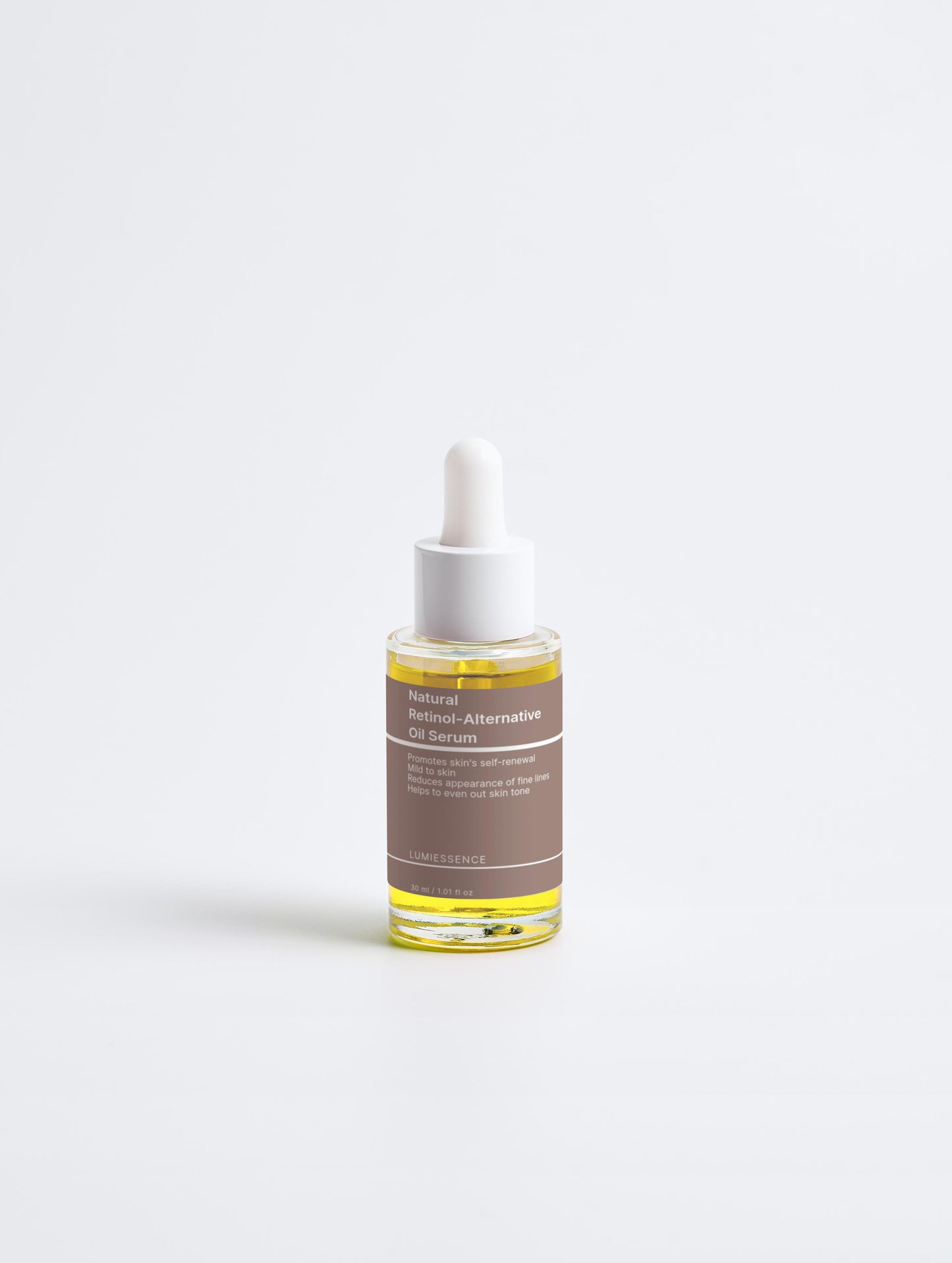 Application of the serum, promoting smooth, youthful, and radiant skin.