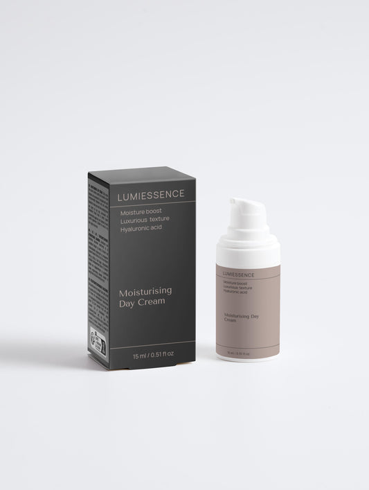 Moisturising Day Cream with Hyaluronic Acid and Rowanberry Extract for all-day hydration.